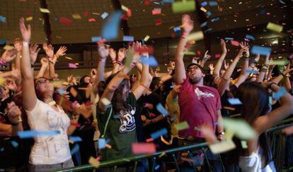 El público de la última edición de la feria musical Trovam!, de Castellón.