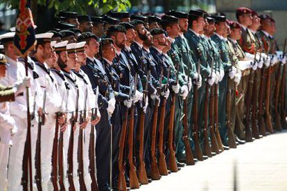Desfile de las Fuerzas Armadas. 