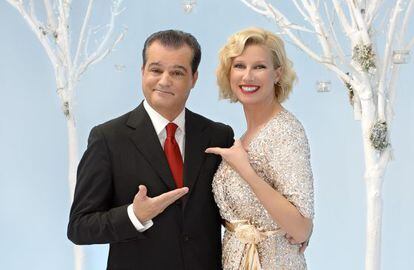 Ramón García y Anne Igartiburu presentarán las campanadas juntos por cuarta vez en Televisión Española.