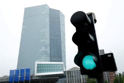 Fachada del Banco Central Europeo, en Fráncfort (Alemania), el 8 de julio.
