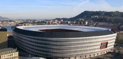 Vista general del estadio San Mamés