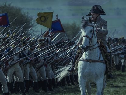 Joaquin Phoenix, como Napoleón Bonaparte en la película de Ridley Scott.