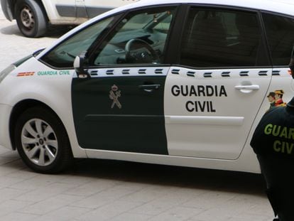 Un coche patrulla de la Guardia Civil.