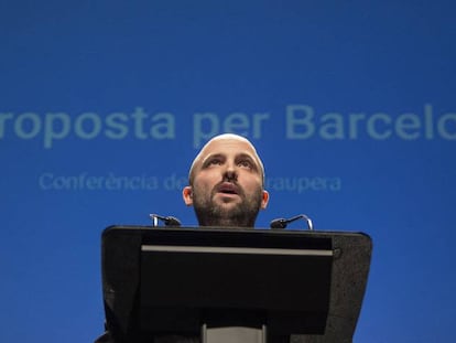 Jordi Graupera, al teatre Victòria de Barcelona aquest dimarts.