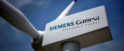 Imagen de un aerogenerador de Siemens Gamesa.