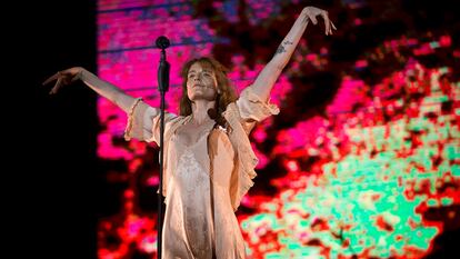 Florence and the Machine durante una de sus actuaciones en el festival BBK Live.