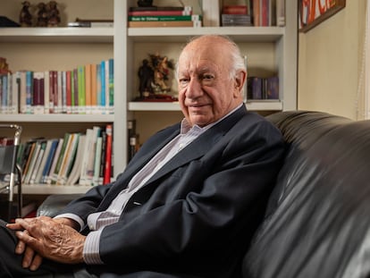 El expresidente de Chile Ricardo Lagos, el pasado diciembre durante una entrevista con EL PAÍS.