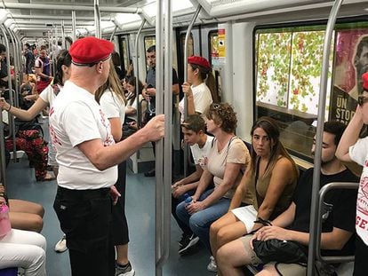 Los Guardian Angels, en el Metro de Barcelona