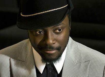 El cantante will.i.am, ayer en Barcelona.