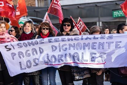 Las mujeres lideran la protesta laboral