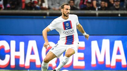 Fabián Ruiz, en su debut con el PSG el 10 de septiembre.