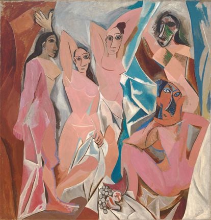 'Las señoritas de Avignon' (1907), de Pablo Picasso. 