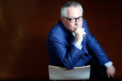 El historiador Karl Schlögel, retratado en Madrid en 2015.