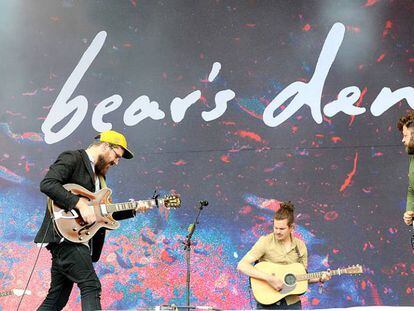Concierto de Bear&#039;s Den en el festival Glastonbury, el pasado 25 de junio. 
