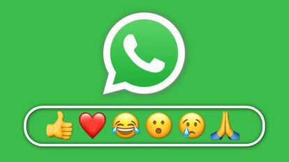 Las reacciones de WhatsApp