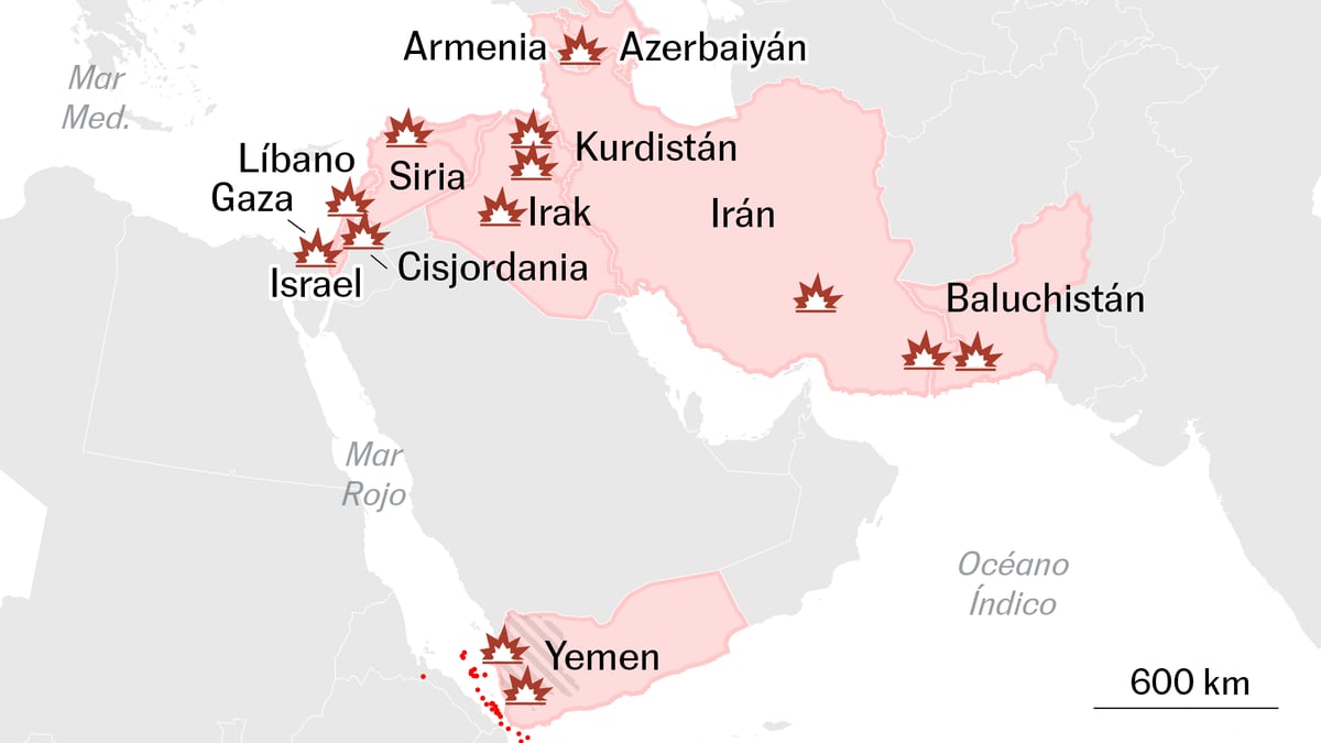 Una región en llamas: los 11 focos de conflicto en Oriente Próximo | Internacional