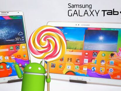 Android Lollipop llega a los tablets Samsung empezando por el Galaxy Tab S