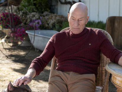 Patrick Stewart en un instante de 'Picard', de Amazon Prime Video.