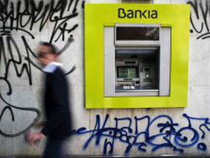 Imagen de un cajero de Bankia.