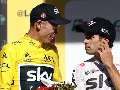 Froome y Landa.