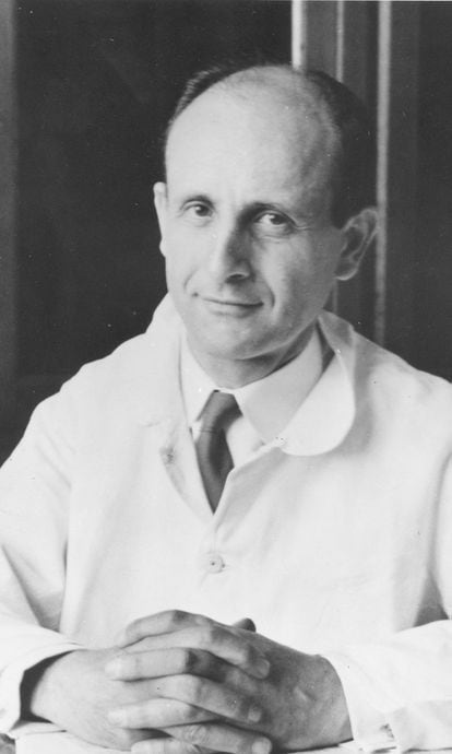 El doctor Georg Canetti a finales de los años cuarenta.