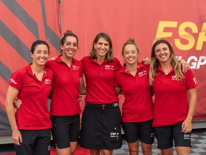 Nora Brugman, Paula Barceló, María del Mar Ros, Nicole van der Velde y María Cantero, de izquierda a derecha.