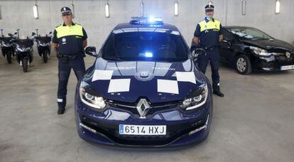 Uno de los coches patrulla que present&oacute; Ana Botella en verano de 2014.