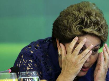 Rousseff, durante un desayuno el pasado diciembre en Brasilia.