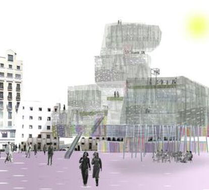 Proyecto de reforma de la plaza de los Mostenses.