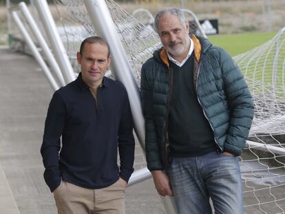 Nino y Zubizarreta, en Pamplona.