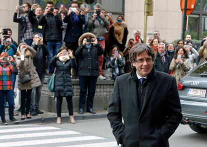 Puigdemont, el passat 31 d'octubre a Brussel·les.