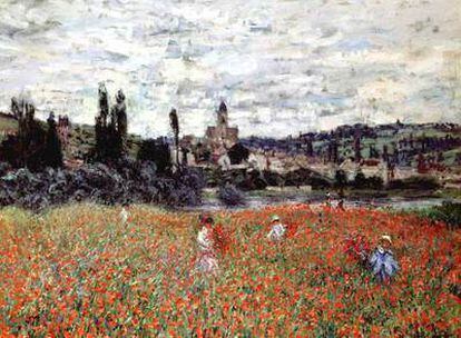 <i>Poppies near Vetheuil</i> de Claude Monet (1879)