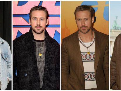 El actor Ryan Gosling, con el mismo collar durante la gira de su &uacute;ltima pel&iacute;cula en Los &Aacute;ngeles, Londres, Par&iacute;s y Berl&iacute;n.