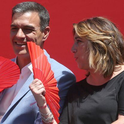 Cordoba 22/05/2019. Pedro Sánchez en un mitin en un patio típico cordobés . FOTO. ALEJANDRO RUESGA