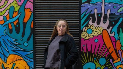 Manuela Mena, en las inmediaciones de Carnaby Street, en Londres, la semana pasada.