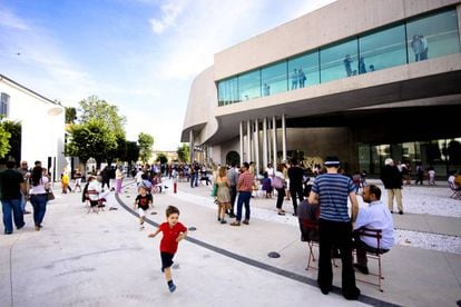 El museo el MAXXI, proyectado por Zaha Hadid.