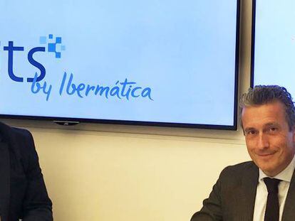 Álvaro Fraile, director general de ITS Security, y Juan Ignacio Sanz, consejero delegado de Ibermática.