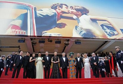 Los miembros del jurado asisten a la ceremonia de apertura del festival y al estreno de la película 'Todos lo saben', el 8 de mayo de 2018.