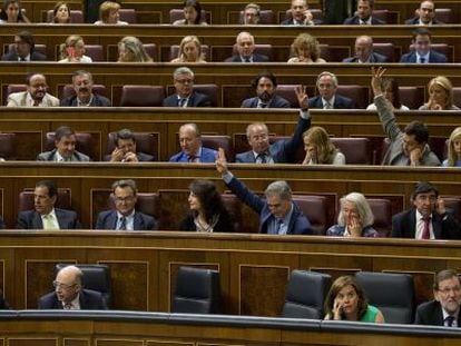 Votaci&oacute;n en el Parlamento el pasado 26 de agosto, en la que el PP rechaz&oacute; todas las enmiendas a los presupuestos