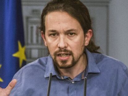 El líder de Podemos, Pablo Iglesias.