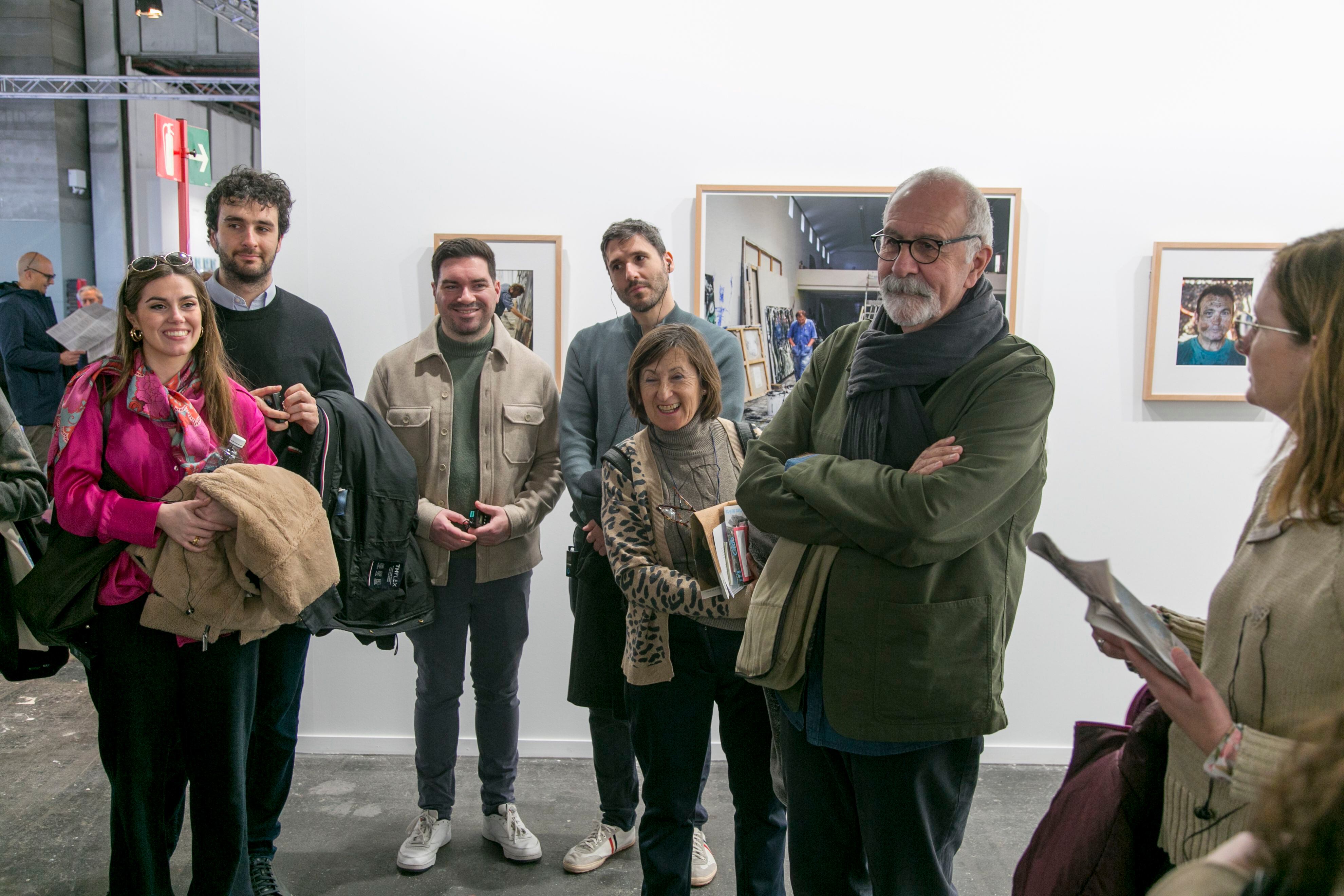 Jean Marie del Moral, el fotógrafo invitado al espacio de EL PAÍS en Arco, explica su exposición a los suscriptores. 