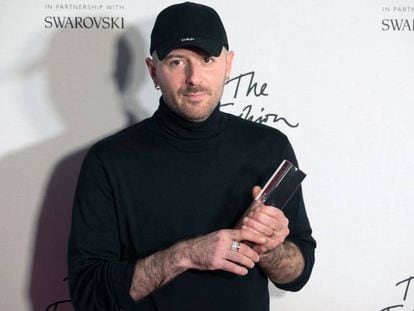 Demna Gvasalia, en los premios de la moda brit&aacute;nica del pasado diciembre.