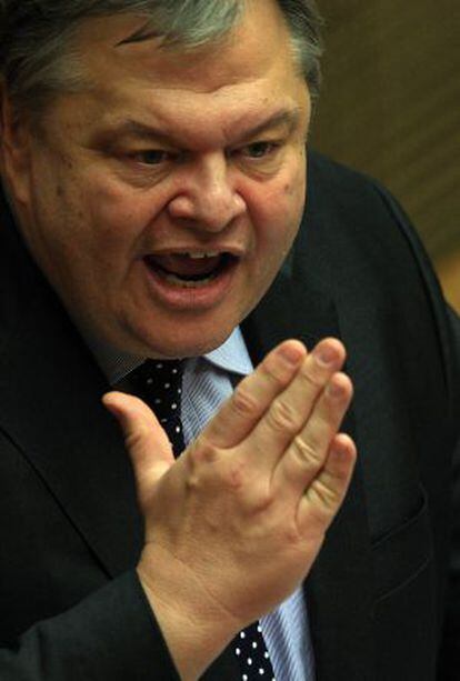 El ministro de Finanzas griego, Evangelos Venizelos.