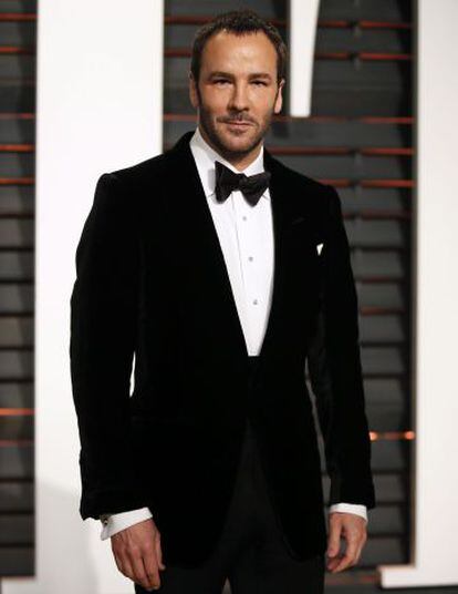 El diseñador Tom Ford en la fiesta de los Oscar de 'Vanity Fair'.