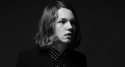 Jack Kilmer, el hijo de Val Kilmer, para la campaña de Saint Laurent Paris de 2014.