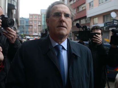 José María Arias, cuando declaró en el juzgado por la querella