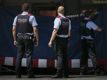 Mossos d'Esquadra en una imatge d'arxiu.