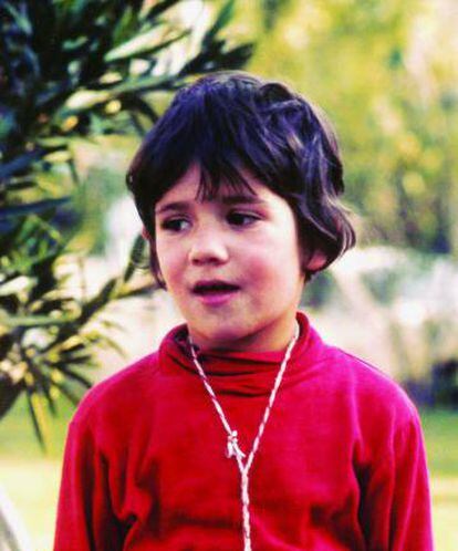 Margarita Zavala a los ocho años.