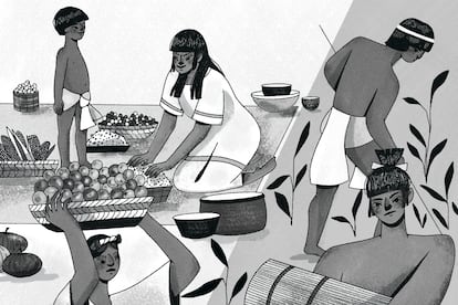 Ilustración del Tenochtitlan.