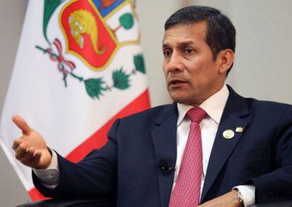El presidente de Per&uacute;, Ollanta Humala.